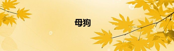 母狗
